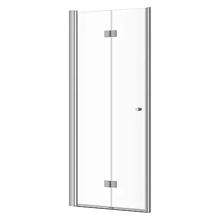 SCHÖNER WOHNEN-Kollektion  Duschwand Gretia Drehfalttür in Nische L 90x200 cm Chromoptik
