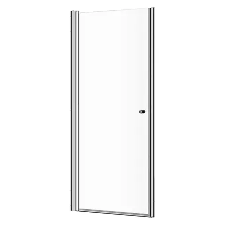 SCHÖNER WOHNEN-Kollektion  Duschwand Gretia in Nische L 80x200 cm Chromoptik Glas Klar