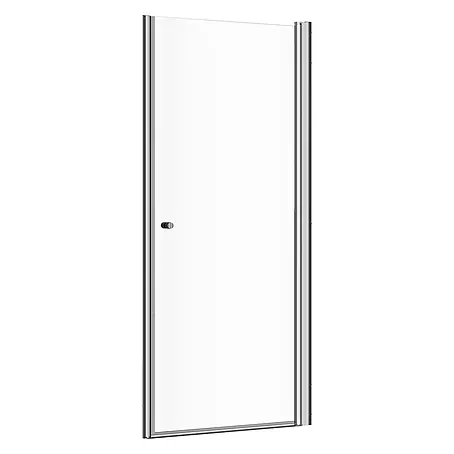 SCHÖNER WOHNEN-Kollektion  Duschwand Gretia in Nische R 90x200 cm Chromoptik Glas Klar