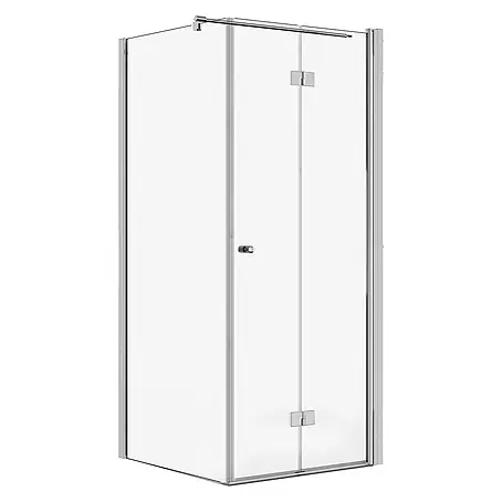 SCHÖNER WOHNEN-Kollektion  Duschwand Gretia Drehfalttür Seitenwand R 90x200 cm Chromoptik