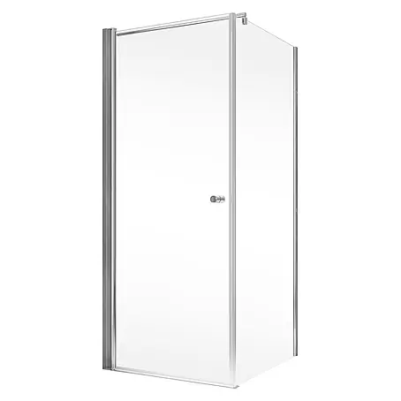 SCHÖNER WOHNEN-Kollektion  Duschwand Gretia Drehtür mit Seitenwand L 90x200 cm Chromoptik