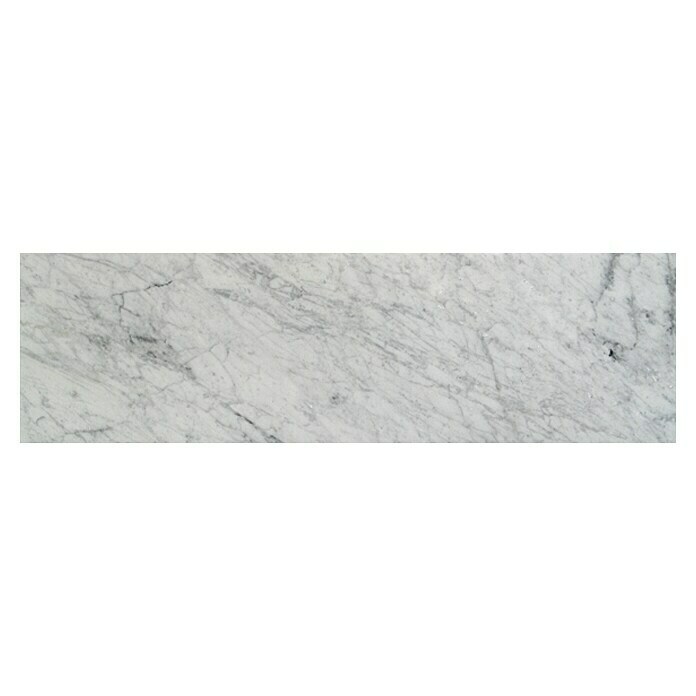 Fensterbank Bianco Carrara (88 x 25 x 2 cm, Hellgrau, Poliert)