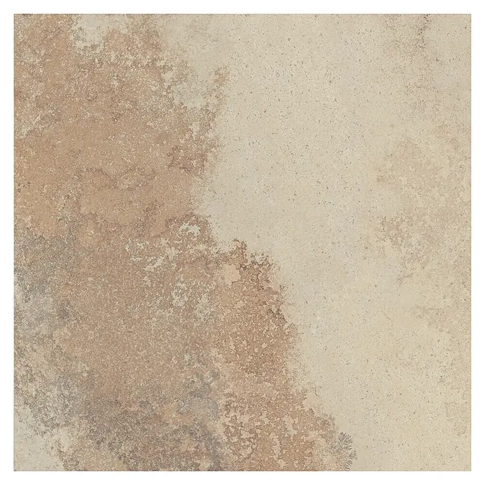 Feinsteinzeugfliese Solterra - 60 x 60 cm, Beige, Matt - Marmorierte beige und braune Natursteinoptik-Fliese für Böden oder Wände.