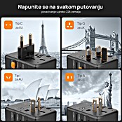 Potovalni adapter za vtičnice  () | 3238 - Reisestecker | CBDD - Zwischenstecker | CBD - Verlängerungen, Tischsteckdosen, Kabelt | CB - Elektroinstallation | C - Elektro | BAUHAUS
