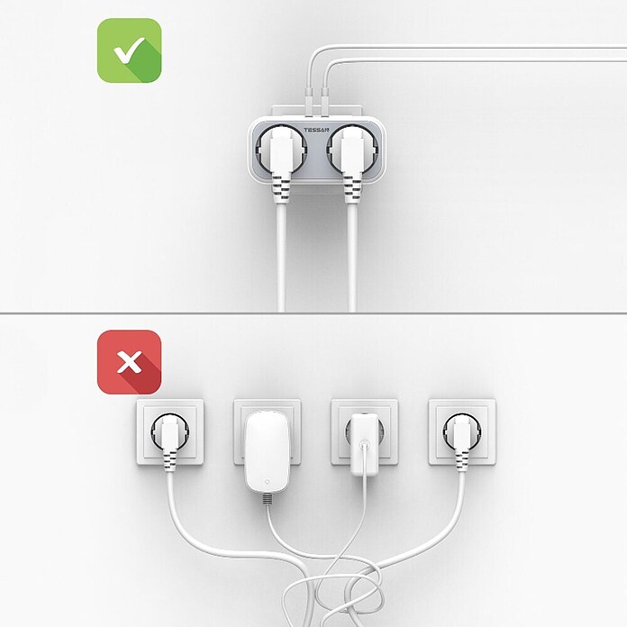 Vtičnica z USB 2xAC, USB-A, USB-C  (Brez stikala) | 3330 - Stecker innen | CBGA - Stecker/Kupplungen | CBG - Stecker, Kupplungen Lampenfassungen | CB - Elektroinstallation | C - Elektro | BAUHAUS