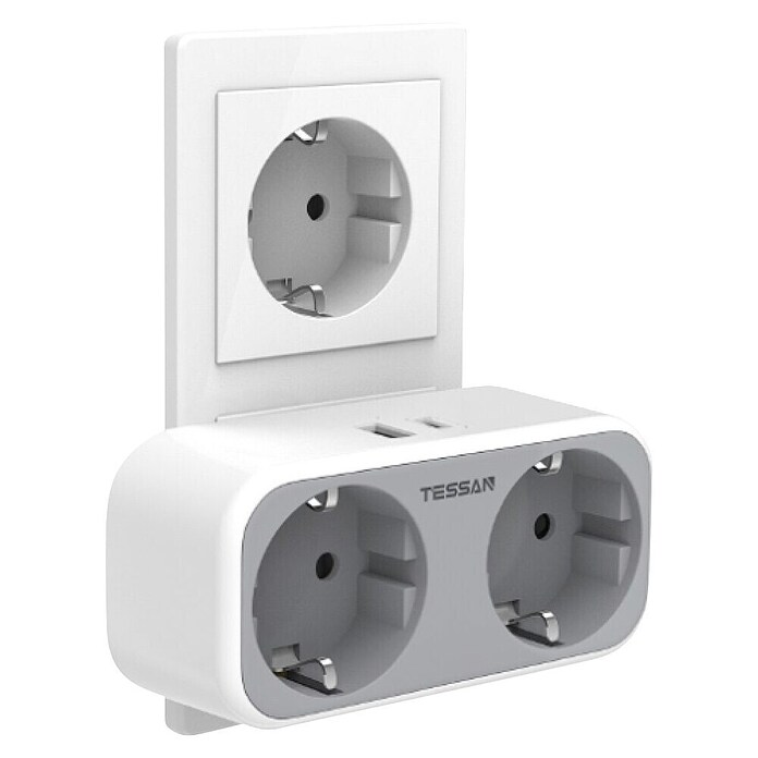 Vtičnica z USB 2xAC, USB-A, USB-C  (Brez stikala) | 3330 - Stecker innen | CBGA - Stecker/Kupplungen | CBG - Stecker, Kupplungen Lampenfassungen | CB - Elektroinstallation | C - Elektro | BAUHAUS