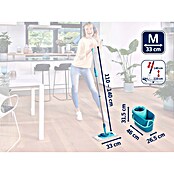 Leifheit Bodenwisch-Set (Türkis, Grau, Weiß, Gesamtumfang: 4 -tlg.) | BAUHAUS