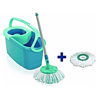 Leifheit Bodenwisch-Set (4 -tlg., Türkis, Grau, Weiß)