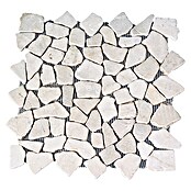Mozaïektegel Marmer (30 x 30 cm, Wit, Mat)
