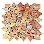 Mozaïektegel Marmer (30 x 30 cm, Rood, Mat)