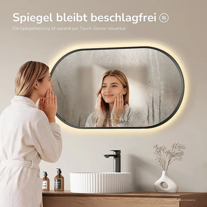 Emke Lichtspiegel Glowrim LM37 - 75 x 45 cm