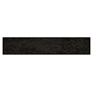 Palazzo Sockelfliese Forum (7 x 60 cm, Schwarz, Matt)