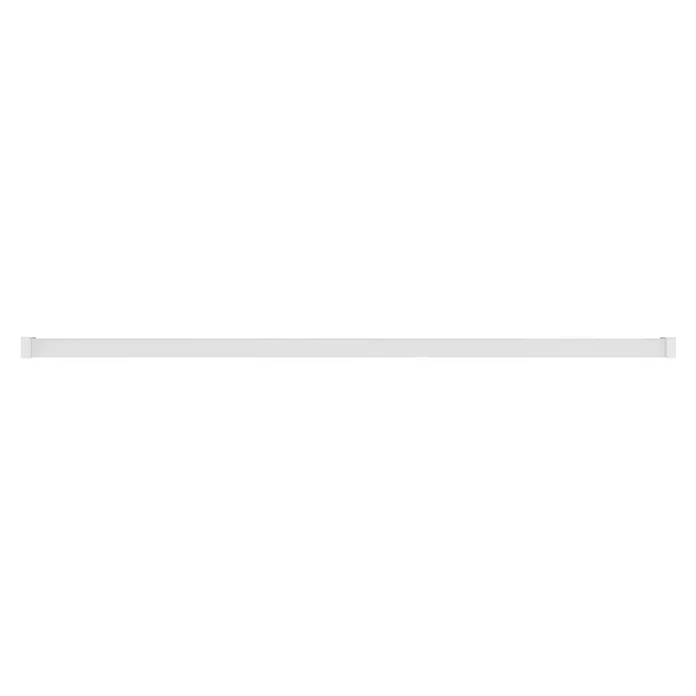 REV LED-Lichtleiste Quatroline - L x B x H: 120 x 3,1 x 4,1 cm, Lichtfarbe: Neutralweiß, 20 W, 230 V - Weiße, rechteckige lineare Leuchte.