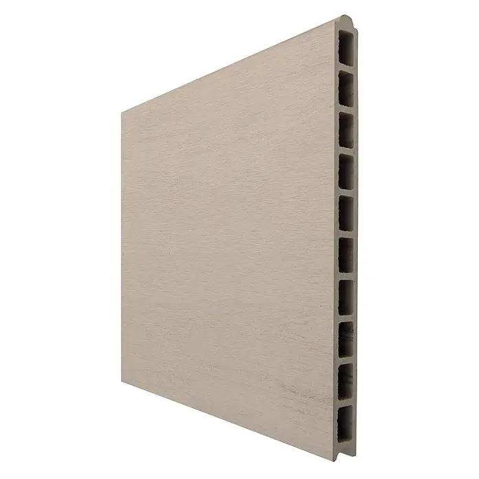 GartenLand Steckzaun-Element Ameland Exclusive - Sand-Multicolor, Verbundwerkstoff