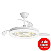 Alemar Ventilador de techo Bribon (Blanco 2, 48 cm - 106 mm, 30 W - 68 W, Blanco frío) | BAUHAUS