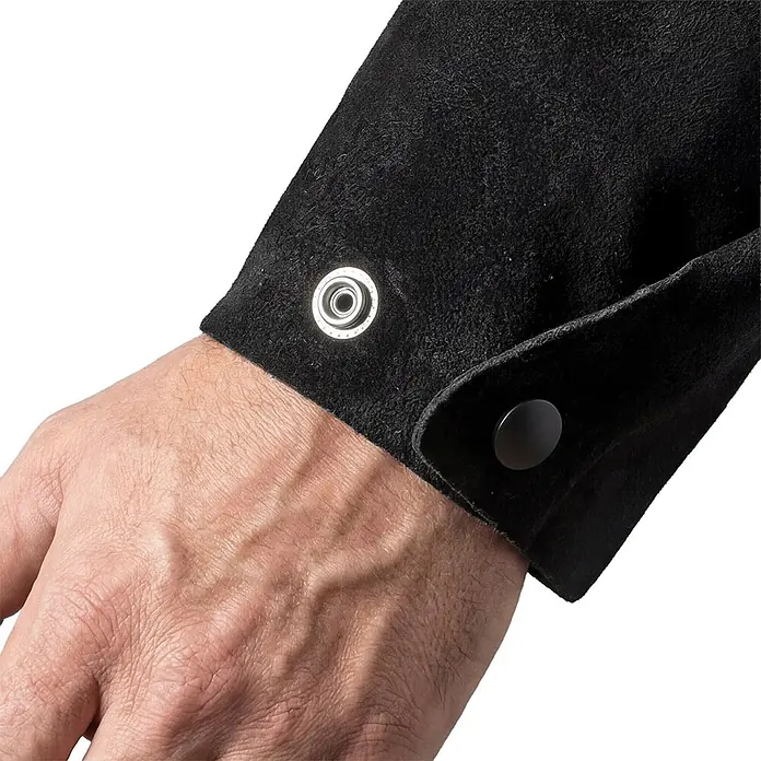 STAHLWERK Schweißerhandschuhe Schweißerärmel mit Trageriemen - Universal, Schwarz, Sonstiges