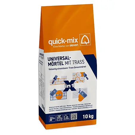 Quick-Mix  Universalmörtel Trass Uni-X in 1
