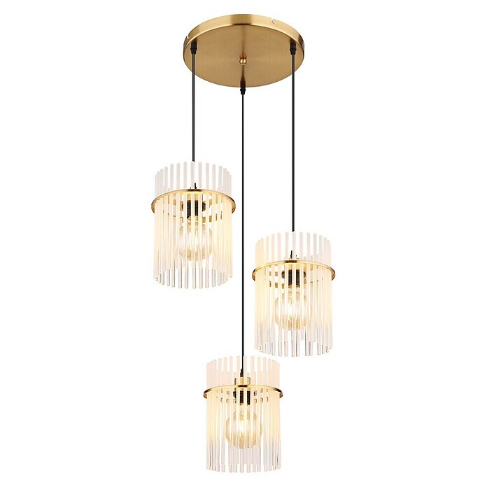 Globo Pendelleuchte Gorley (180 W, Farblos, E27, Ø x H: 470 x 1 400 mm) | BAUHAUS