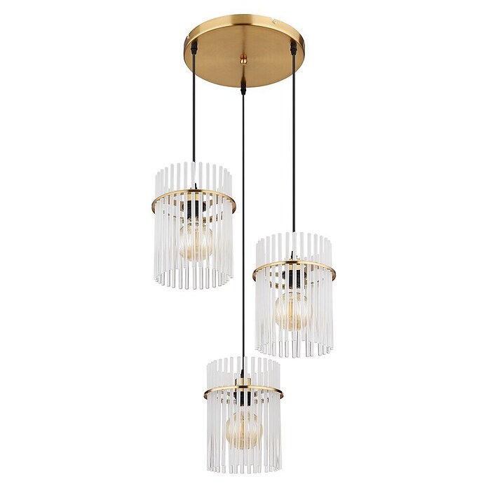 Globo Pendelleuchte Gorley (180 W, Farblos, E27, Ø x H: 470 x 1 400 mm) | BAUHAUS