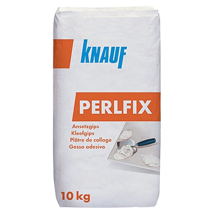 Knauf Ansetzgips Perlfix (10 kg, Geeignet für: Gipsplatten)