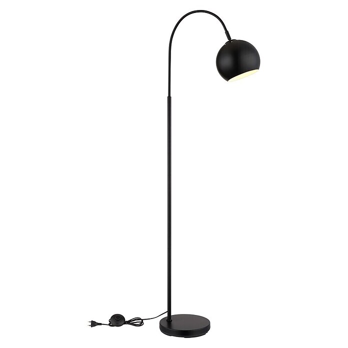 Globo Stehleuchte Benno (60 W, Höhe: 1 500 mm, Schwarz, E27) | BAUHAUS