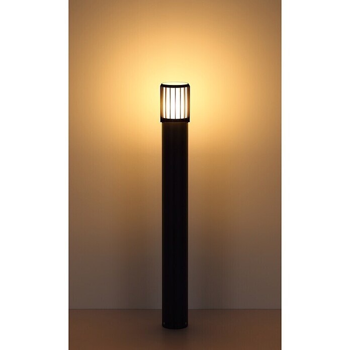 Globo Außensockelleuchte Mervin (15 W, Farbe Gehäuse: Anthrazit, 102 x 102 x 1 010 mm, Ohne Leuchtmittel) | BAUHAUS