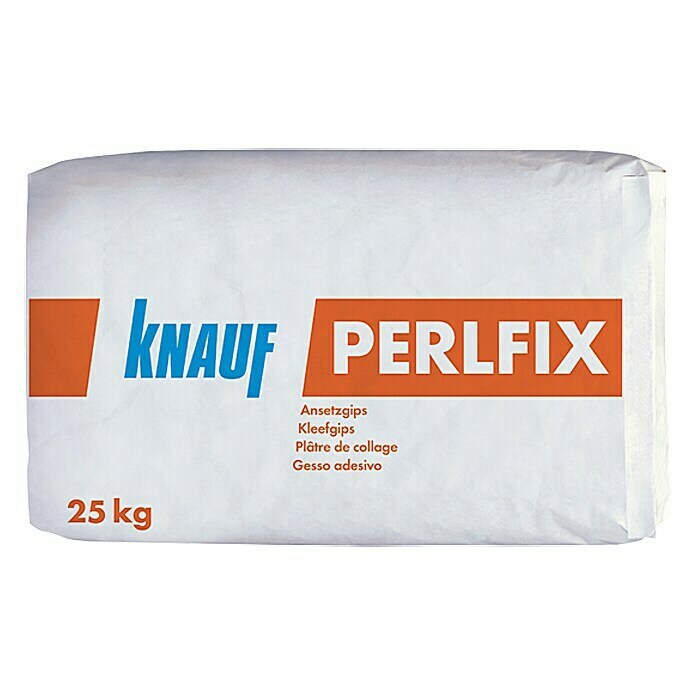 Knauf Ansetzgips Perlfix (25 kg, Geeignet für: Gipsplatten)