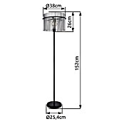 Globo Stehleuchte Gorley (60 W, Höhe: 1 520 mm, E27) | BAUHAUS