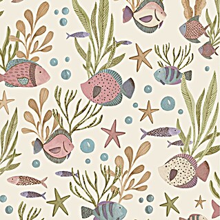 Dutch Wallcoverings Vliesbehang Nemo Roze (Roze, 10 m x 53 cm)