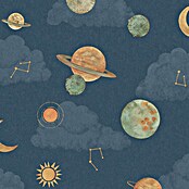 Dutch Wallcoverings Vliesbehang Maury (Blauw, 10 m x 53 cm) | BAUHAUS