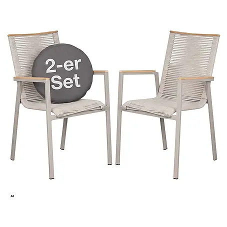 Bene Living  Gartenstuhl-Set Alicante