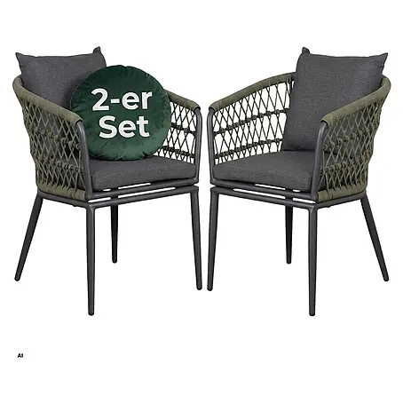 Bene Living  Gartenstuhl-Set Genua