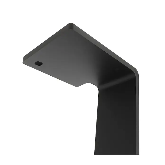 HEVVA Möbelfuß-Set - L x B x H: 35 x 4 x 15 cm, Metall, 2 Stk.