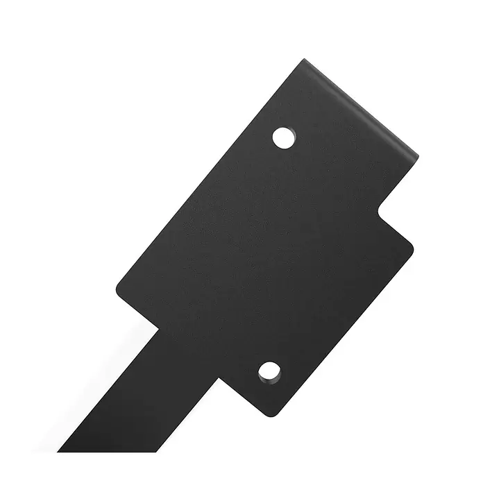 HEVVA Möbelfuß-Set - L x B x H: 35 x 4 x 15 cm, Metall, 2 Stk.