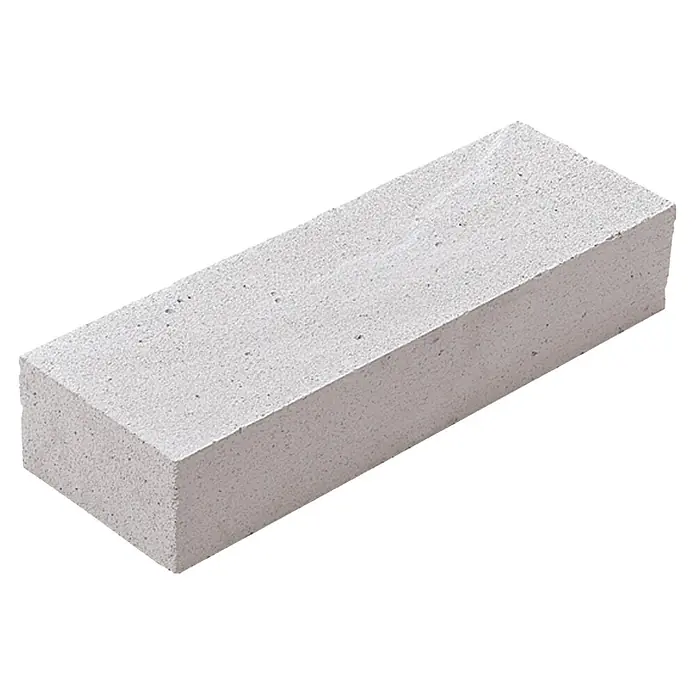 Ytong Porenbetonstein - 60 x 11,5 x 20 cm, Volle Palettenabnahme - Ein einzelner, länglicher Porenbetonstein in hellem Grau, der für Bauprojekte geeignet ist.