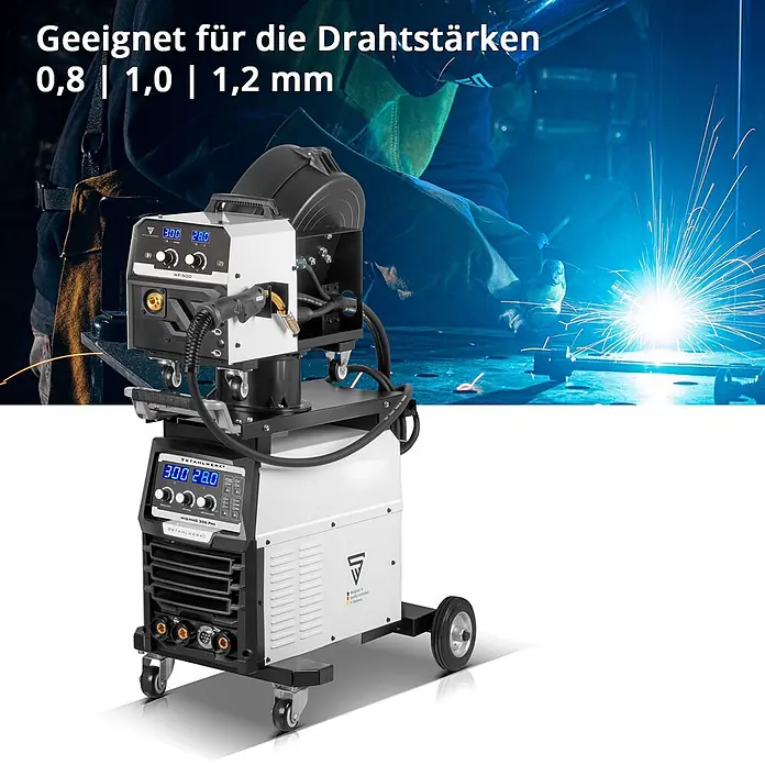STAHLWERK MIG/MAG-Schweißgerät 300 Pro Vollsynergischer IGBT Inverter - Schweißstrom: 300 A