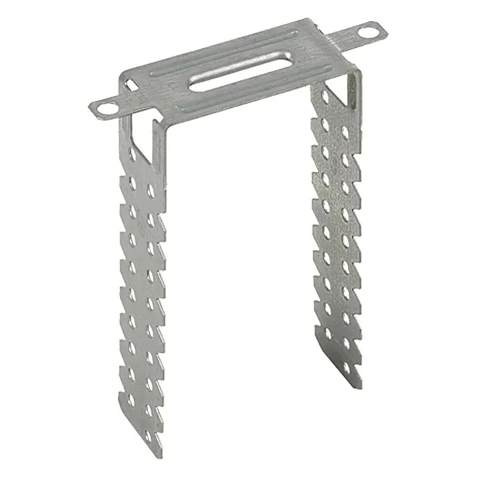 Knauf Direktabhänger - Geeignet für: CD-Deckenprofile, 1 Stk. - Metall-Abstandhalter mit Langloch und Lochreihe an den Seiten zur Befestigung und Stabilisierung im Bauwesen.