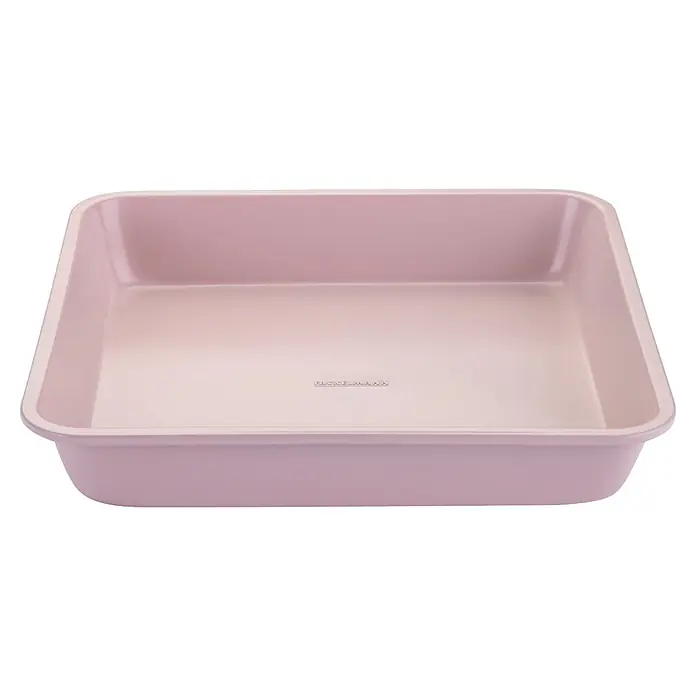 Fackelmann Backform Pamela Reif Kollektion - 23 x 23 cm, Rosa - Rechteckige rosa Backform.