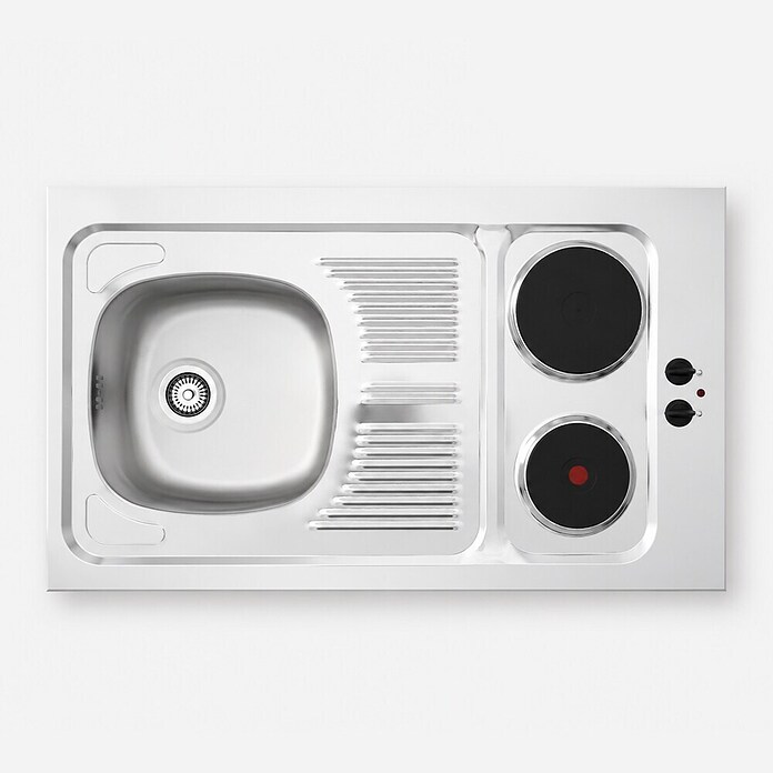 Respekta Inselküche Gabriel (Breite: 150 cm, Grau, Ohne Elektrogeräte) | BAUHAUS