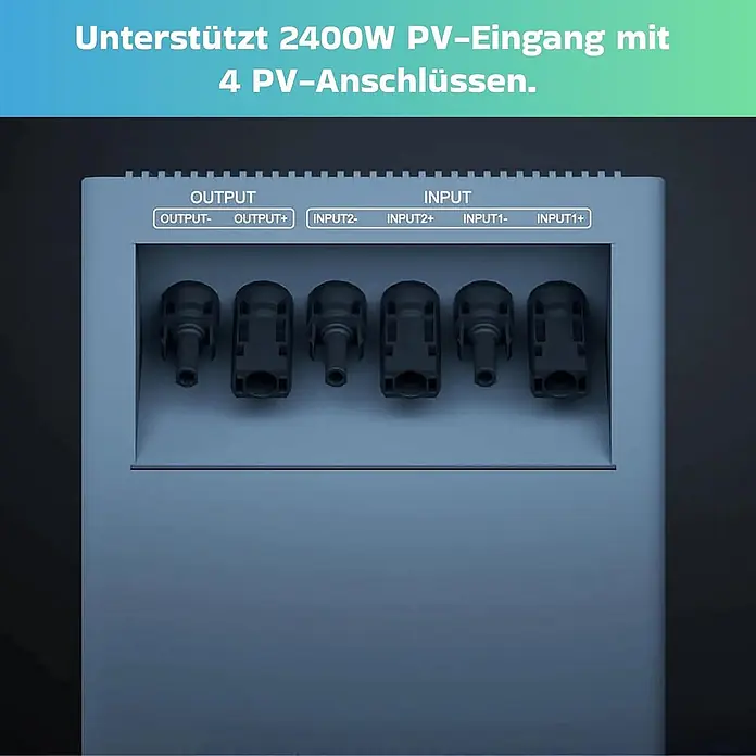 Tsun Balkonkraftwerk TSOL-DB2000Lite - Nennleistung: 800 W, L x B x H: 22,6 x 38 x 18 cm