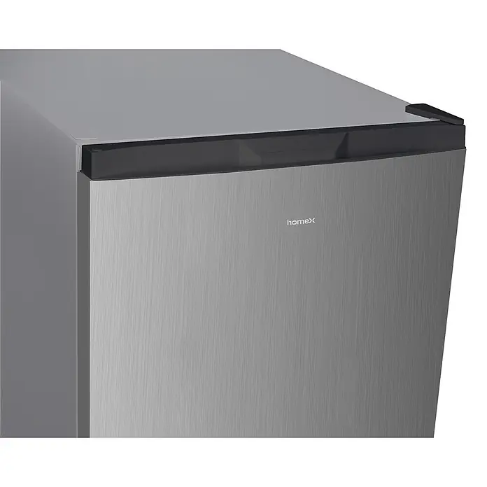 homeX Tiefkühlschrank FSN2041E-S - Nutzinhalt Gesamt: 204 l, 60 cm x 540 mm x 1.705 mm, Silber