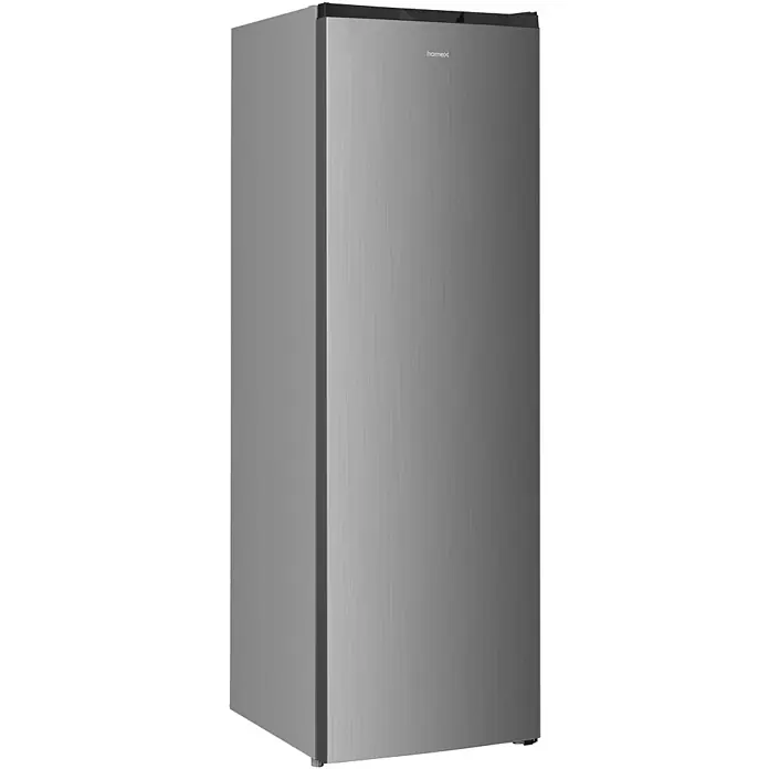 homeX Tiefkühlschrank FSN2041E-S - Nutzinhalt Gesamt: 204 l, 60 cm x 540 mm x 1.705 mm, Silber