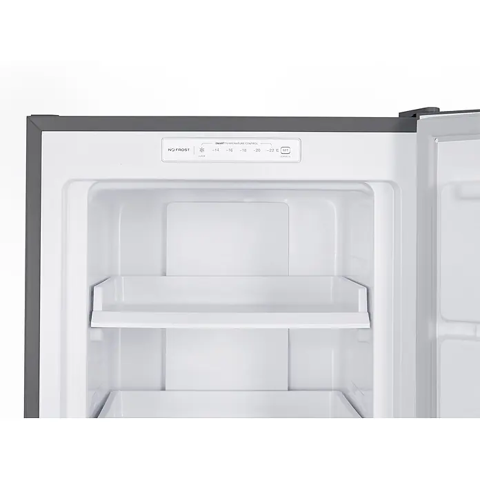 homeX Tiefkühlschrank FSN2041E-S - Nutzinhalt Gesamt: 204 l, 60 cm x 540 mm x 1.705 mm, Silber