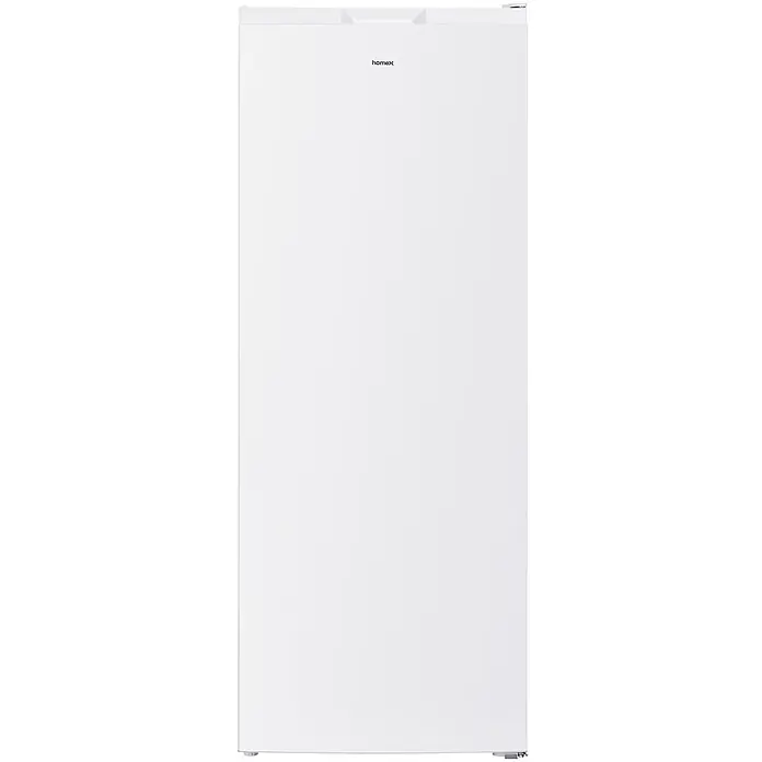 homeX FSN1611E-W -  - Weißer aufrechter Gefrierschrank.
