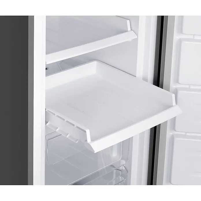 homeX Tiefkühlschrank FSN1611E-S - Nutzinhalt Gesamt: 161 l, 60 cm x 540 mm x 1.430 mm, Silber