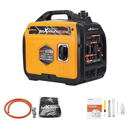 MaXpeedingrods  Stromerzeuger 3500W DualFuel Inverter Stromerzeuger maXpeedingrods MXR 3800DF
