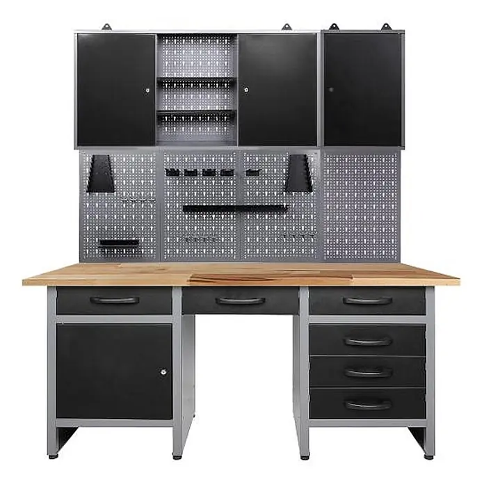 Ondis24 Werkbank-Set - Arbeitshöhe: 850 mm, Metall