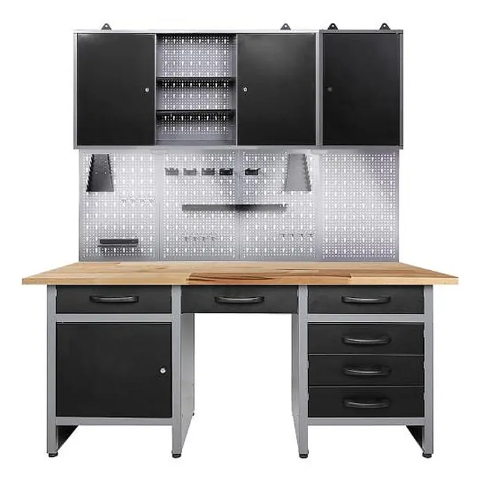 Ondis24 Werkbank-Set - Arbeitshöhe: 850 mm, Metall