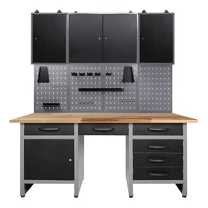 Ondis24 Werkbank-Set - Arbeitshöhe: 850 mm, Metall