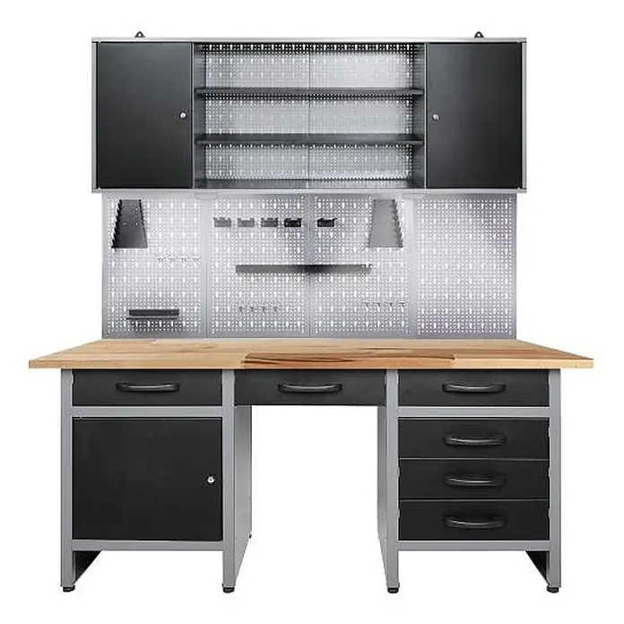Ondis24 Werkbank-Set - Arbeitshöhe: 850 mm, Metall